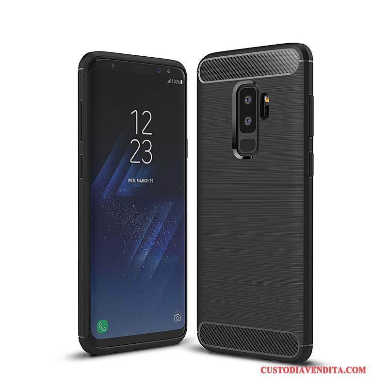 Custodia Samsung Galaxy S9+ Silicone Anti-caduta Tutto Incluso, Cover Samsung Galaxy S9+ Protezione Fibra Morbido