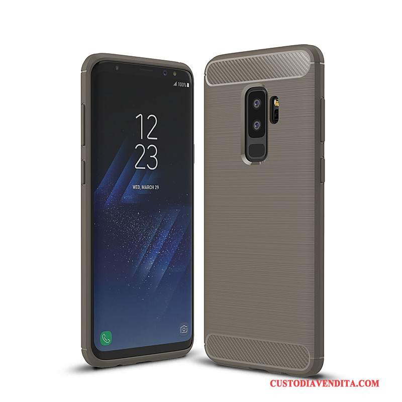 Custodia Samsung Galaxy S9+ Silicone Anti-caduta Tutto Incluso, Cover Samsung Galaxy S9+ Protezione Fibra Morbido