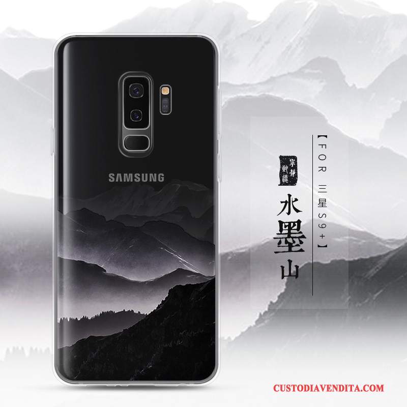 Custodia Samsung Galaxy S9+ Silicone Anti-cadutatelefono, Cover Samsung Galaxy S9+ Creativo Scenario Tendenza