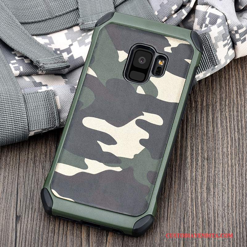 Custodia Samsung Galaxy S9 Silicone Ispessiri Verde, Cover Samsung Galaxy S9 Protezione Nuovotelefono