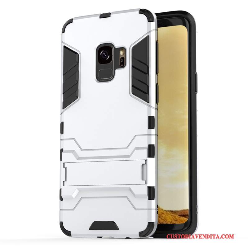 Custodia Samsung Galaxy S9 Silicone Morbido Tutto Incluso, Cover Samsung Galaxy S9 Protezione Telefono Oro