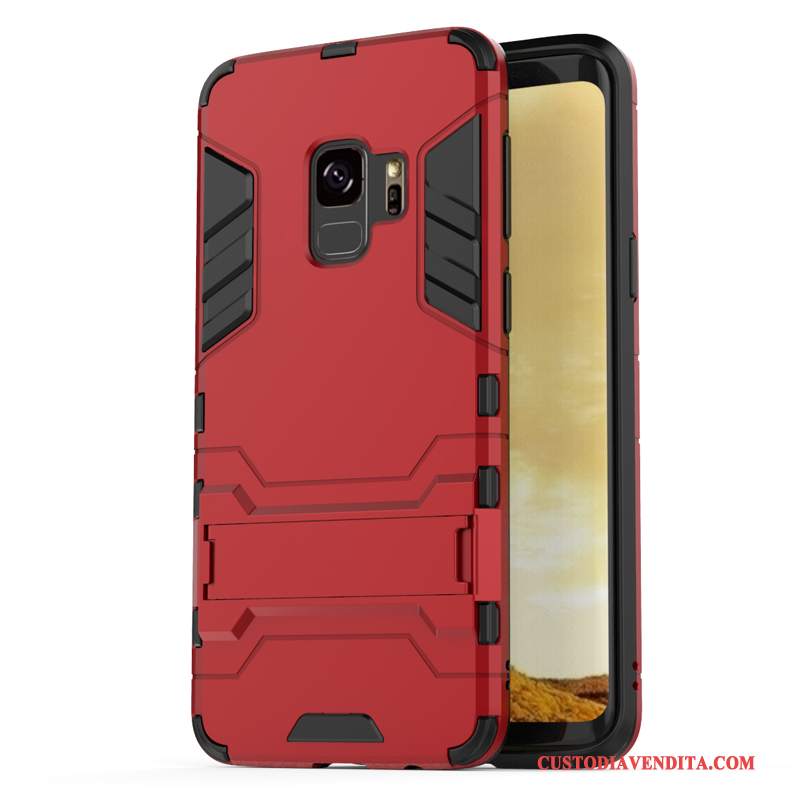 Custodia Samsung Galaxy S9 Silicone Morbido Tutto Incluso, Cover Samsung Galaxy S9 Protezione Telefono Oro