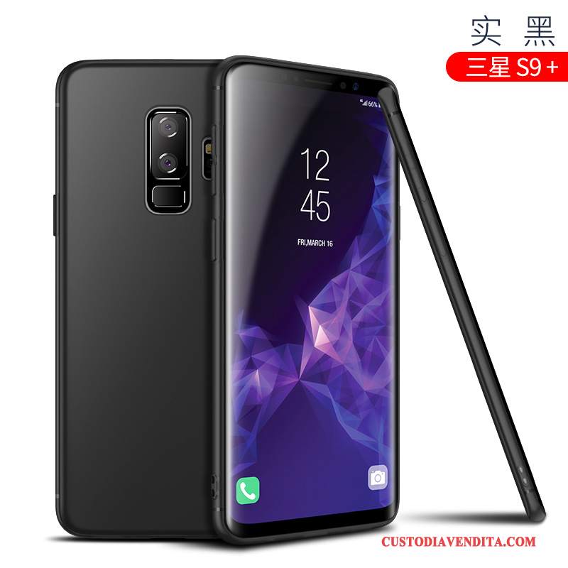 Custodia Samsung Galaxy S9+ Silicone Pellicola Protettiva Anti-caduta, Cover Samsung Galaxy S9+ Protezione Tendenza Nuovo