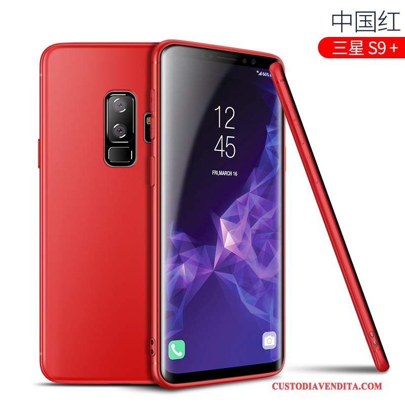 Custodia Samsung Galaxy S9+ Silicone Pellicola Protettiva Anti-caduta, Cover Samsung Galaxy S9+ Protezione Tendenza Nuovo