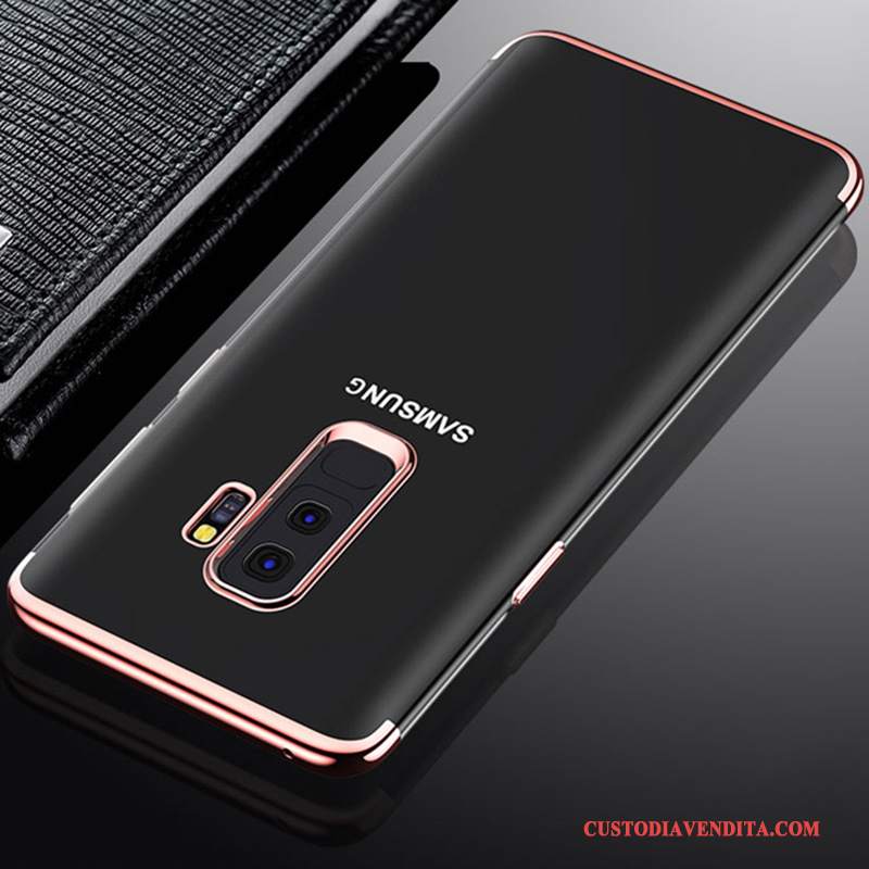 Custodia Samsung Galaxy S9 Silicone Placcatura Anti-caduta, Cover Samsung Galaxy S9 Protezione Trasparentetelefono