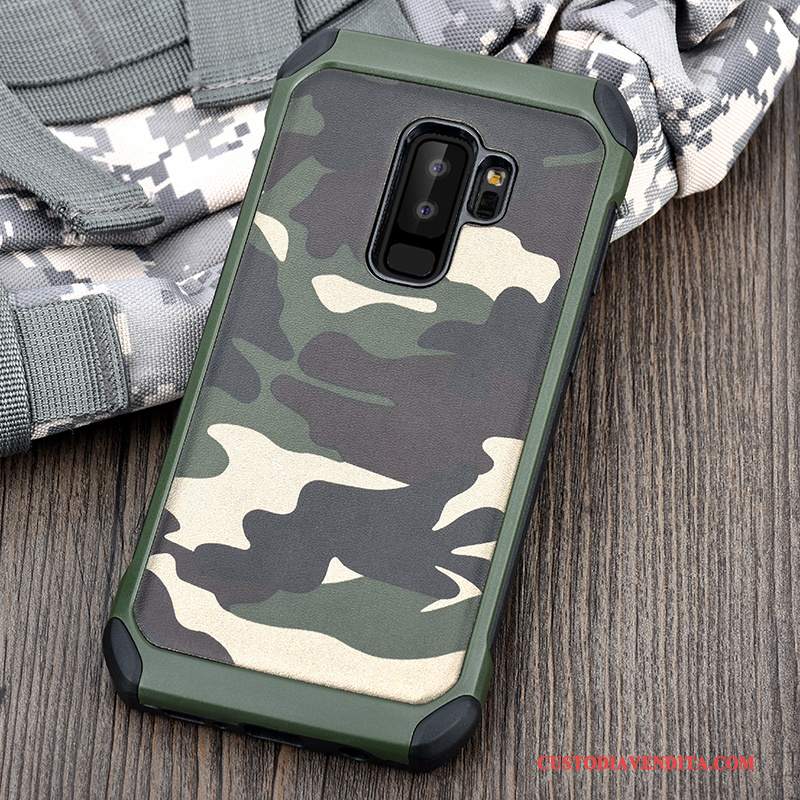 Custodia Samsung Galaxy S9+ Silicone Telefono Camuffamento, Cover Samsung Galaxy S9+ Protezione Blu Tutto Incluso