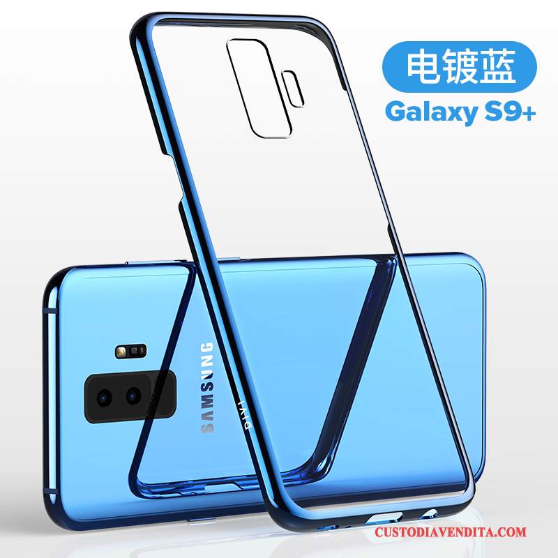 Custodia Samsung Galaxy S9+ Silicone Telefono Tutto Incluso, Cover Samsung Galaxy S9+ Protezione Trasparente Sottile