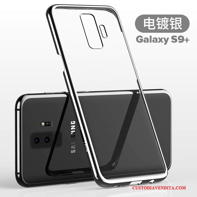 Custodia Samsung Galaxy S9+ Silicone Telefono Tutto Incluso, Cover Samsung Galaxy S9+ Protezione Trasparente Sottile