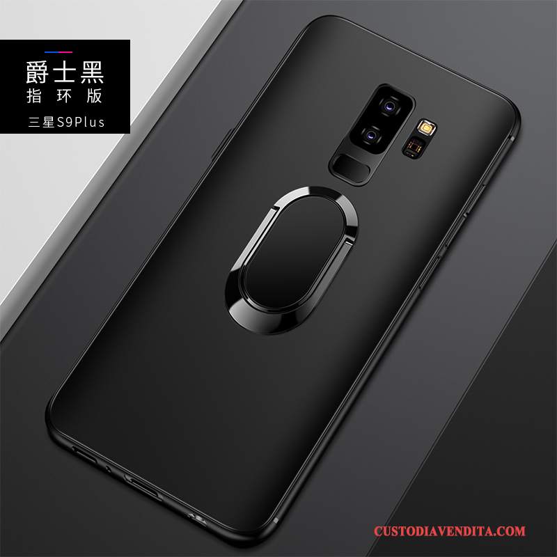 Custodia Samsung Galaxy S9+ Silicone Tendenza Anti-caduta, Cover Samsung Galaxy S9+ Protezione Sottile Nero