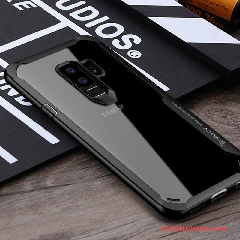 Custodia Samsung Galaxy S9+ Silicone Tutto Incluso Anti-caduta, Cover Samsung Galaxy S9+ Creativo Trasparente Di Personalità