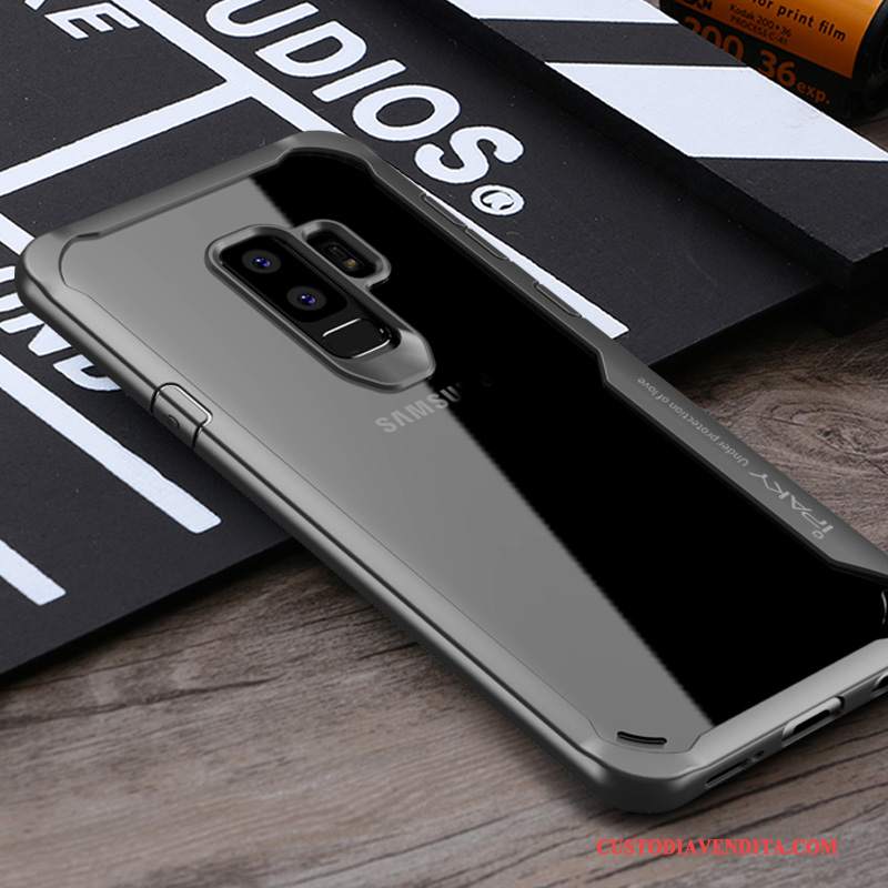 Custodia Samsung Galaxy S9+ Silicone Tutto Incluso Anti-caduta, Cover Samsung Galaxy S9+ Creativo Trasparente Di Personalità