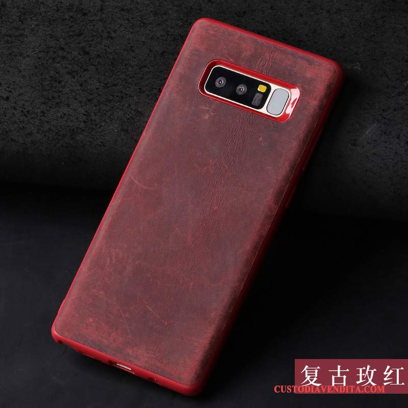 Custodia Samsung Galaxy S9+ Vintage Anti-caduta Tutto Incluso, Cover Samsung Galaxy S9+ Creativo Marchio Di Tendenza Colore Profondo