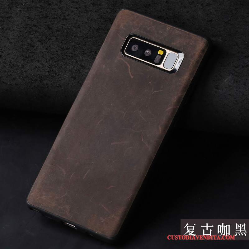 Custodia Samsung Galaxy S9+ Vintage Anti-caduta Tutto Incluso, Cover Samsung Galaxy S9+ Creativo Marchio Di Tendenza Colore Profondo