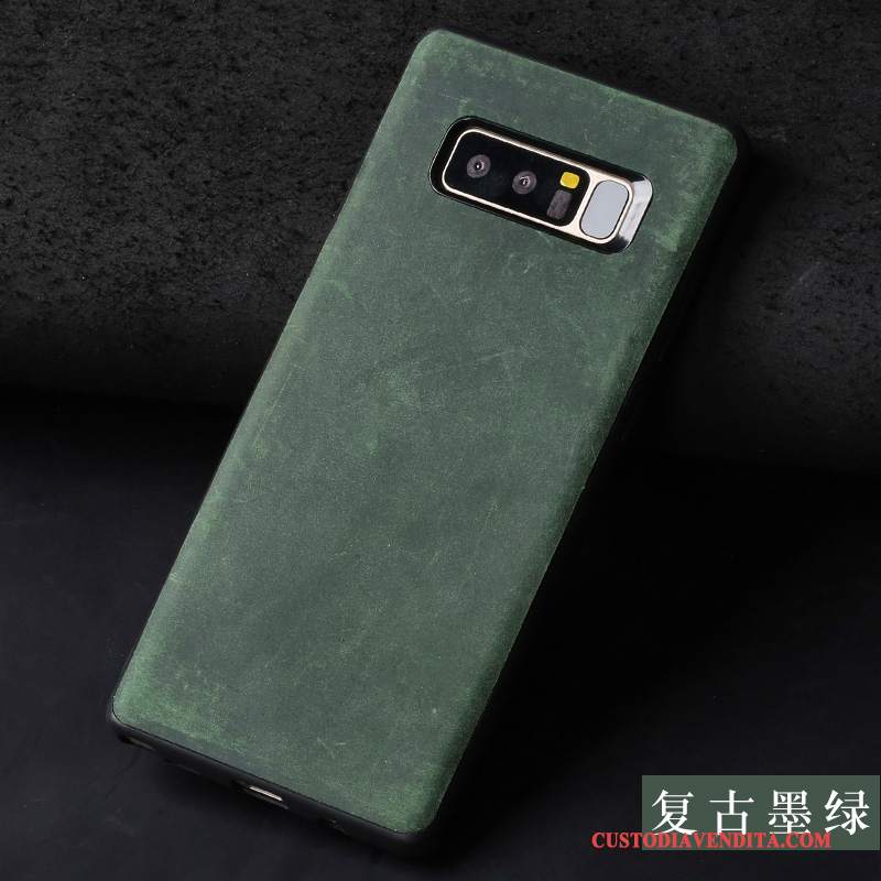 Custodia Samsung Galaxy S9+ Vintage Anti-caduta Tutto Incluso, Cover Samsung Galaxy S9+ Creativo Marchio Di Tendenza Colore Profondo