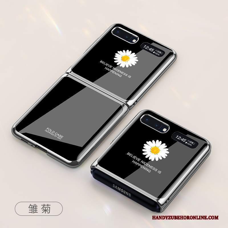 Custodia Samsung Z Flip Creativo Nuovotelefono, Cover Samsung Z Flip Protezione Placcatura Lusso