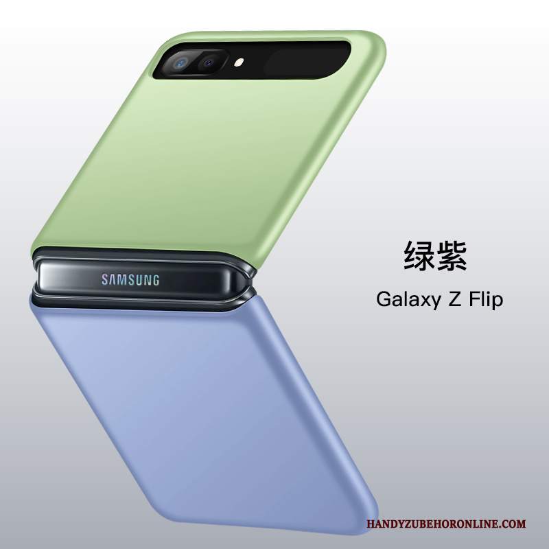 Custodia Samsung Z Flip Piegare Anti-caduta, Cover Samsung Z Flip Verdetelefono