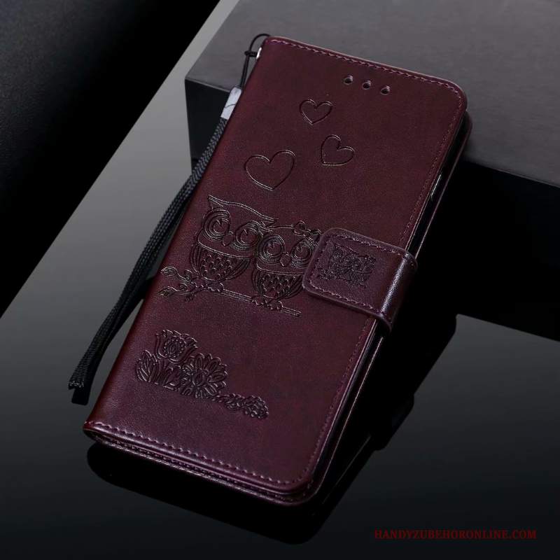 Custodia Sony Xperia 1 Folio Verdetelefono, Cover Sony Xperia 1 Pelle Anti-caduta