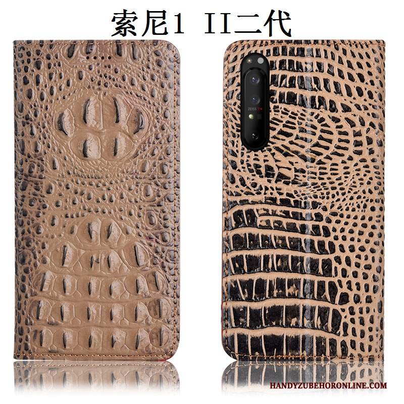 Custodia Sony Xperia 1 Ii Protezione Blutelefono, Cover Sony Xperia 1 Ii Pelle Anti-caduta