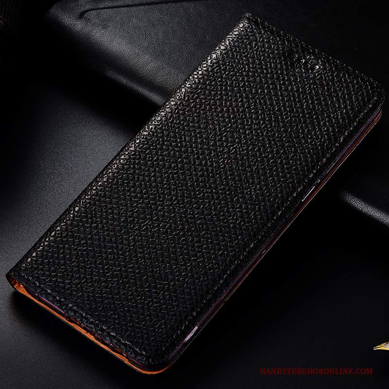 Custodia Sony Xperia 1 Pelle Tutto Incluso Nero, Cover Sony Xperia 1 Protezione Telefono Modello