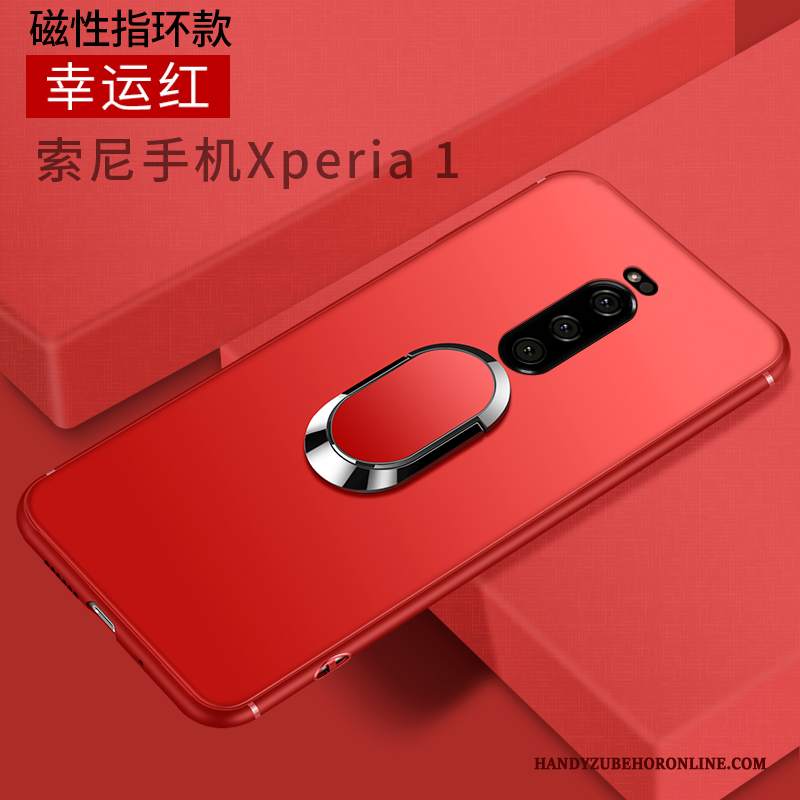 Custodia Sony Xperia 1 Protezione Macchiati Morbido, Cover Sony Xperia 1 Creativo Blu Di Personalità