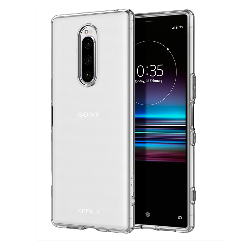 Custodia Sony Xperia 1 Silicone Nuovo Macchiati, Cover Sony Xperia 1 Protezione Anti-caduta Tutto Incluso