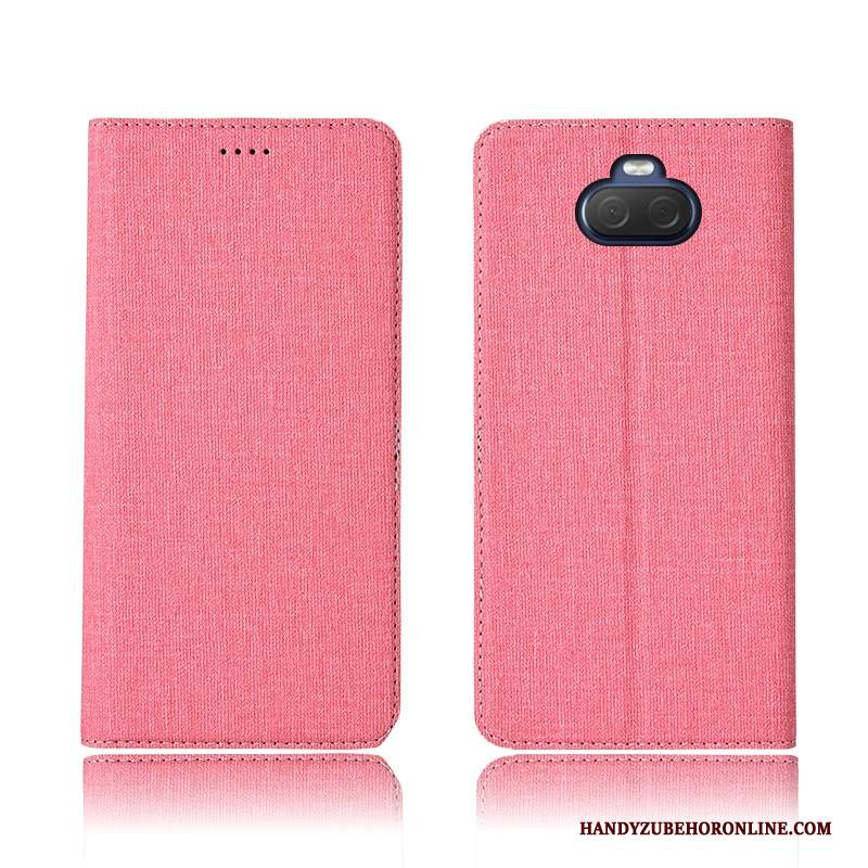 Custodia Sony Xperia 10 Folio Blu Tutto Incluso, Cover Sony Xperia 10 Silicone Telefono Anti-caduta