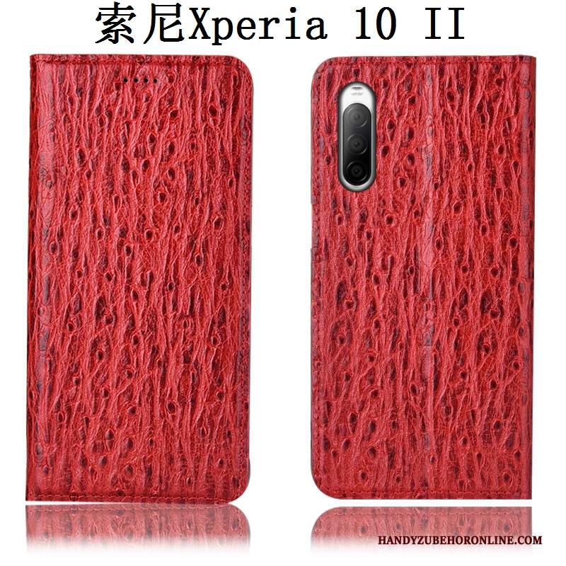 Custodia Sony Xperia 10 Ii Folio Telefono Tutto Incluso, Cover Sony Xperia 10 Ii Pelle Anti-caduta Modello