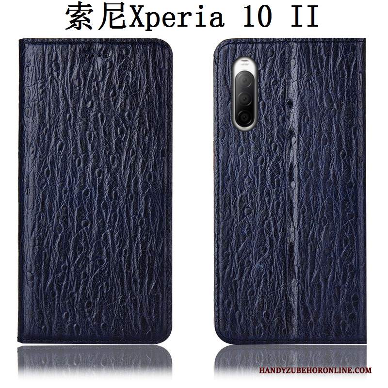 Custodia Sony Xperia 10 Ii Folio Telefono Tutto Incluso, Cover Sony Xperia 10 Ii Pelle Anti-caduta Modello