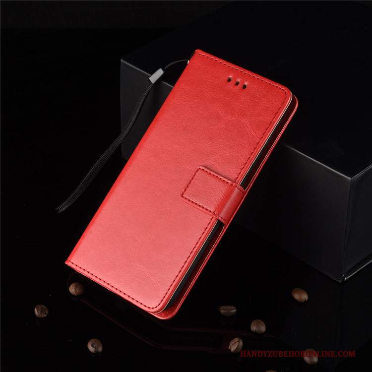 Custodia Sony Xperia 10 Ii Portafoglio Rosso, Cover Sony Xperia 10 Ii Folio