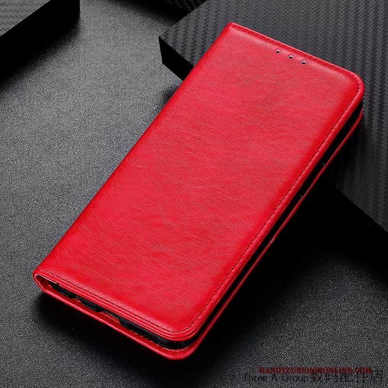 Custodia Sony Xperia 10 Ii Protezione Semplicitelefono, Cover Sony Xperia 10 Ii Folio Anti-caduta Rosso