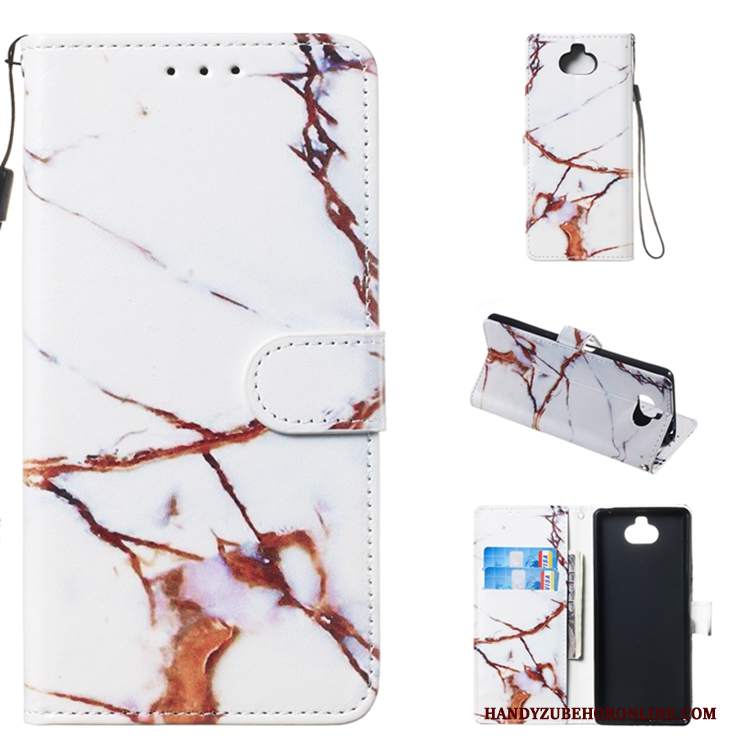 Custodia Sony Xperia 10 Pelle Anti-cadutatelefono, Cover Sony Xperia 10 Colore