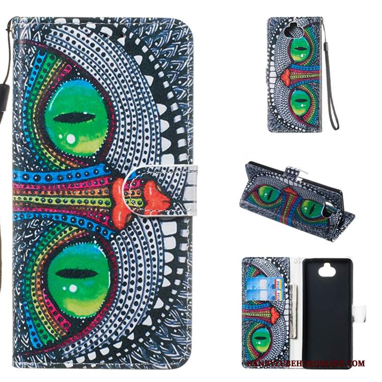 Custodia Sony Xperia 10 Pelle Anti-cadutatelefono, Cover Sony Xperia 10 Colore