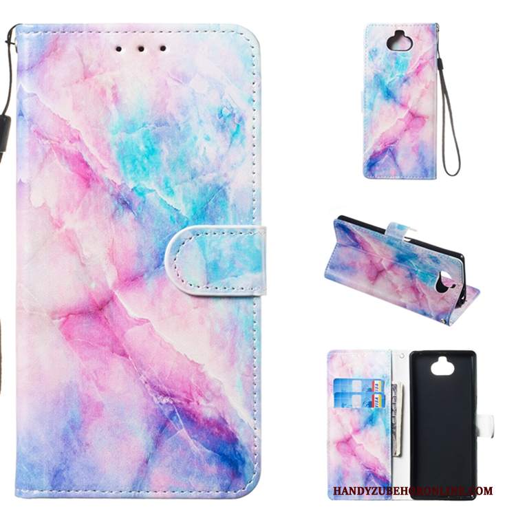 Custodia Sony Xperia 10 Pelle Anti-cadutatelefono, Cover Sony Xperia 10 Colore