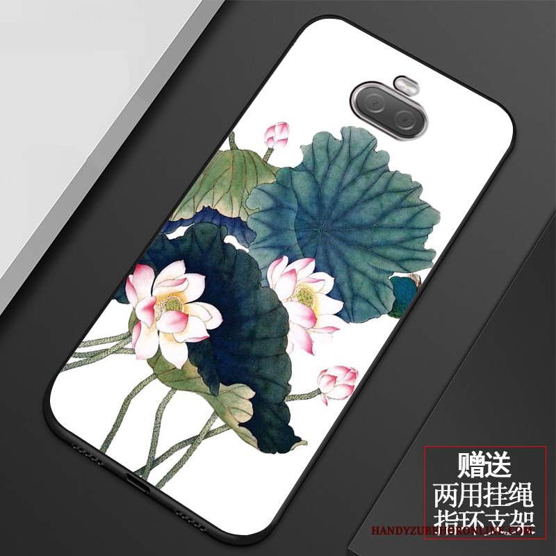 Custodia Sony Xperia 10 Plus Creativo Telefono Fiori, Cover Sony Xperia 10 Plus Silicone Piccola Tutto Incluso