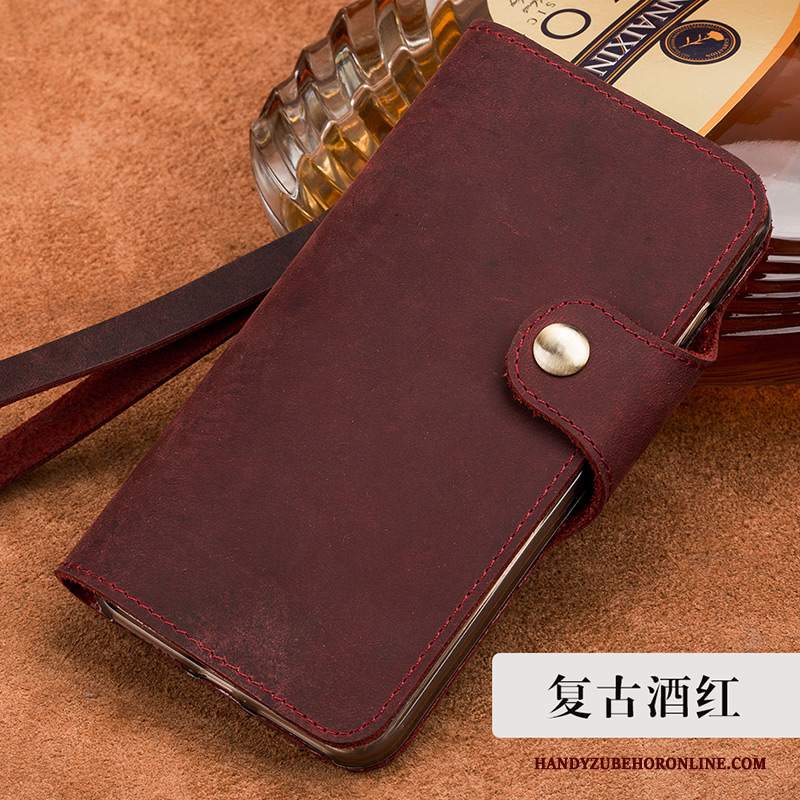 Custodia Sony Xperia 10 Plus Pelle Vino Rossotelefono, Cover Sony Xperia 10 Plus Folio