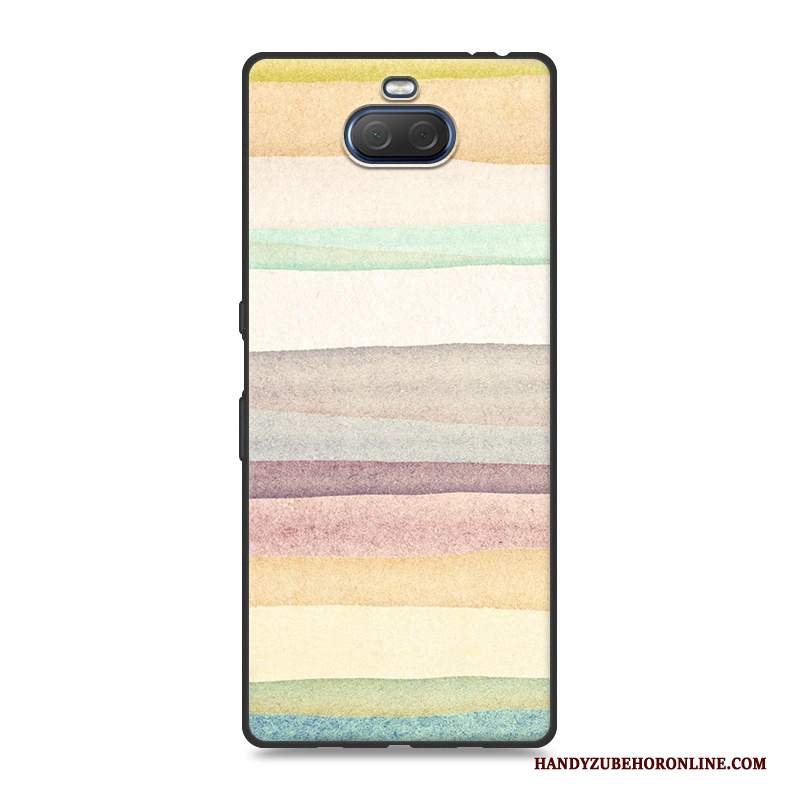 Custodia Sony Xperia 10 Protezione Blutelefono, Cover Sony Xperia 10 Colore Morbido Scenario