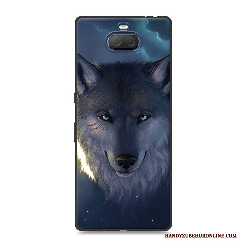 Custodia Sony Xperia 10 Protezione Blutelefono, Cover Sony Xperia 10 Colore Morbido Scenario