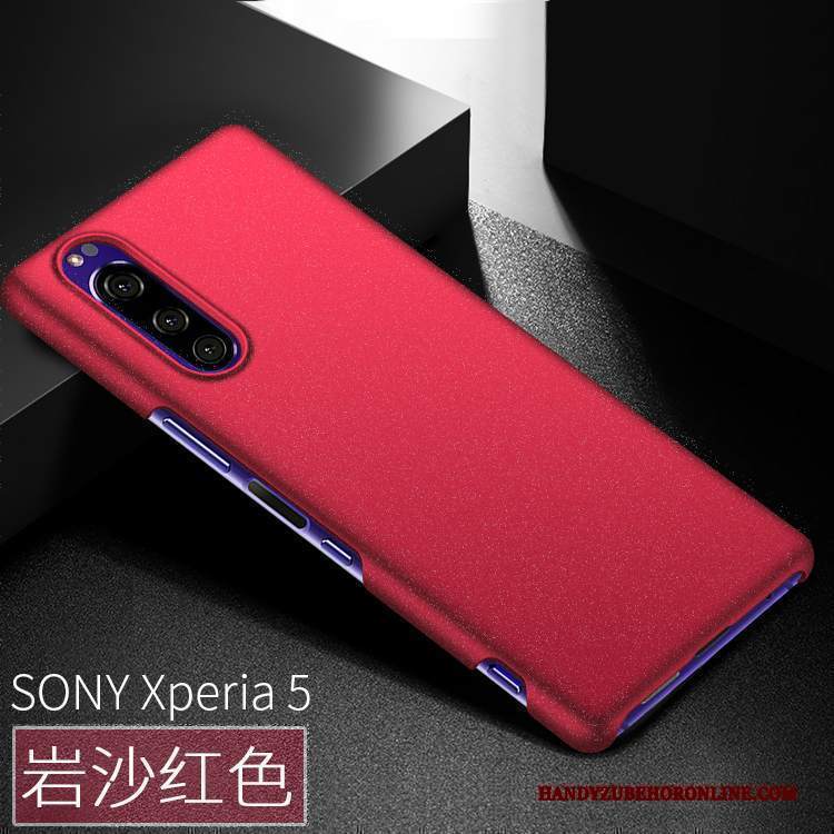 Custodia Sony Xperia 5 Protezione Telefono Difficile, Cover Sony Xperia 5 Sottili Verde