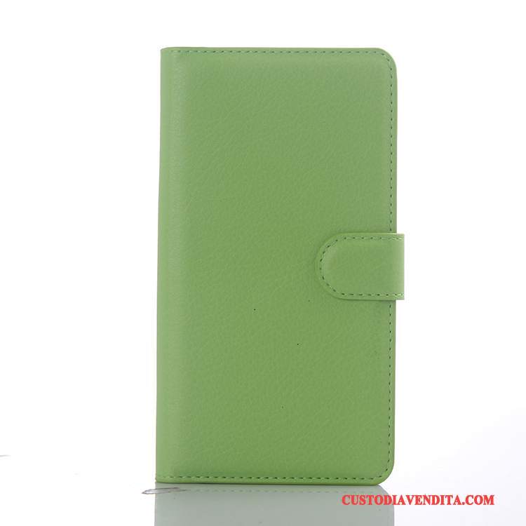 Custodia Sony Xperia C4 Dual Portafoglio Supporto Borse, Cover Sony Xperia C4 Dual Protezione Telefono Verde