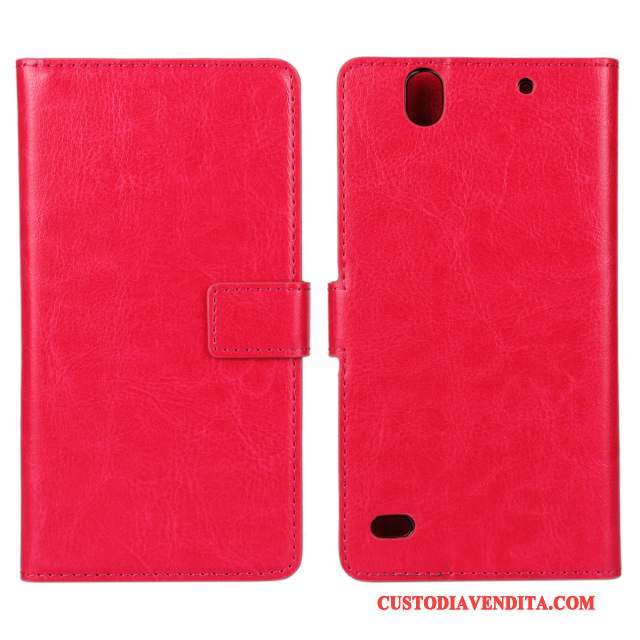 Custodia Sony Xperia C4 Pelle Nero Blu, Cover Sony Xperia C4 Protezione Telefono