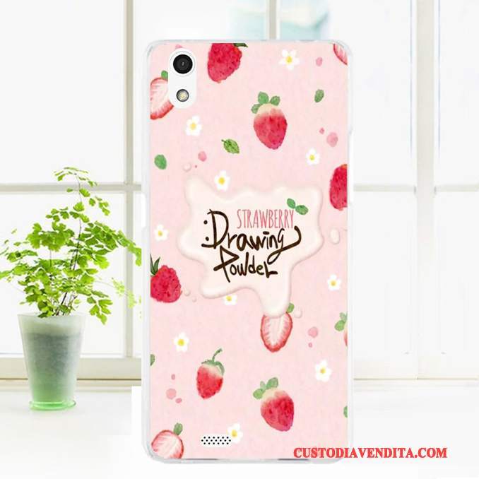 Custodia Sony Xperia C4 Silicone Morbido Rosa, Cover Sony Xperia C4 Protezione Telefono Trasparente