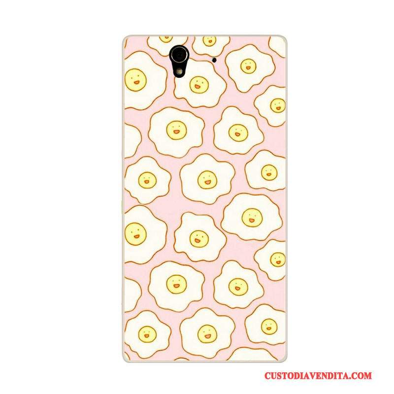 Custodia Sony Xperia C4 Silicone Tutto Incluso Morbido, Cover Sony Xperia C4 Cartone Animato Telefono Rosa