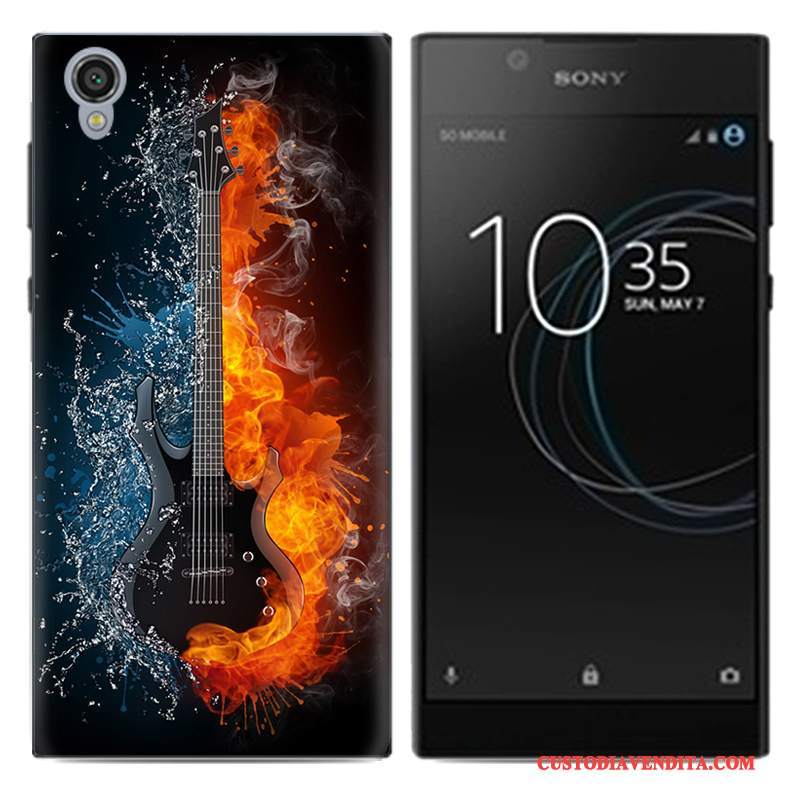 Custodia Sony Xperia L1 Cartone Animato Morbido Bianco, Cover Sony Xperia L1 Protezione Telefono Tendenza