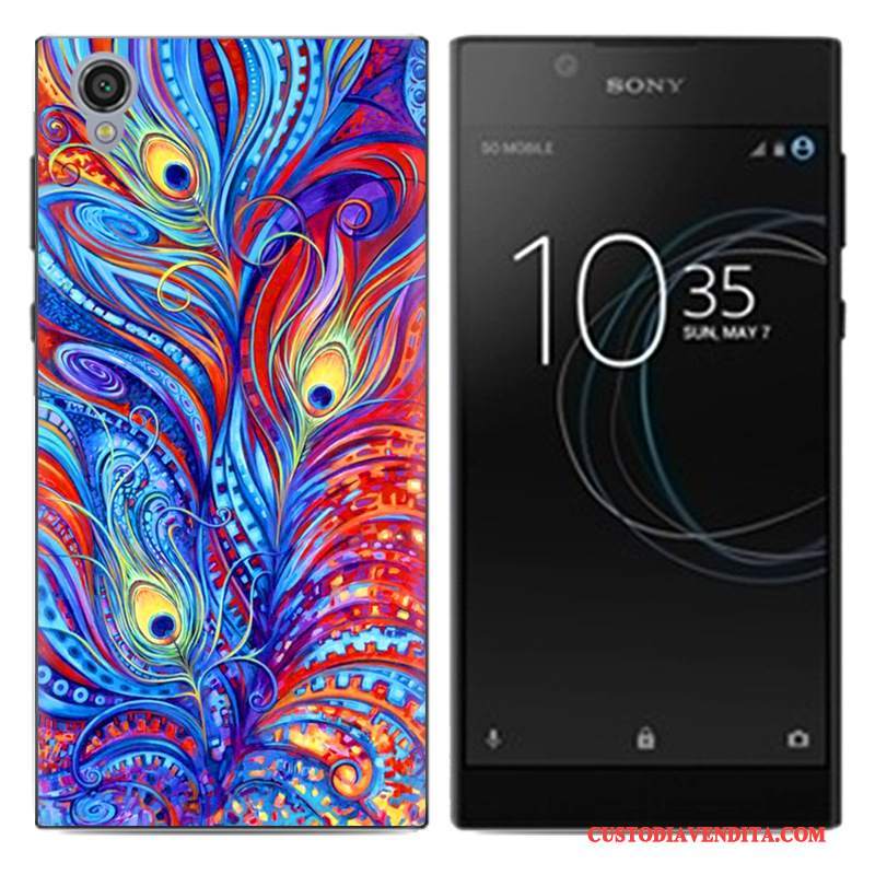 Custodia Sony Xperia L1 Creativo Anti-caduta Morbido, Cover Sony Xperia L1 Colore Putelefono