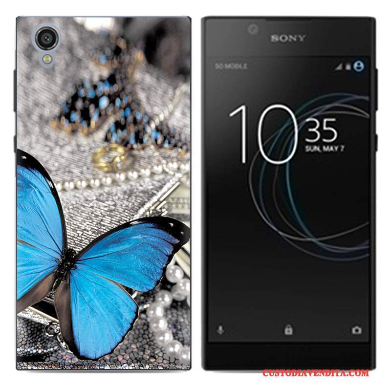 Custodia Sony Xperia L1 Creativo Anti-caduta Morbido, Cover Sony Xperia L1 Colore Putelefono