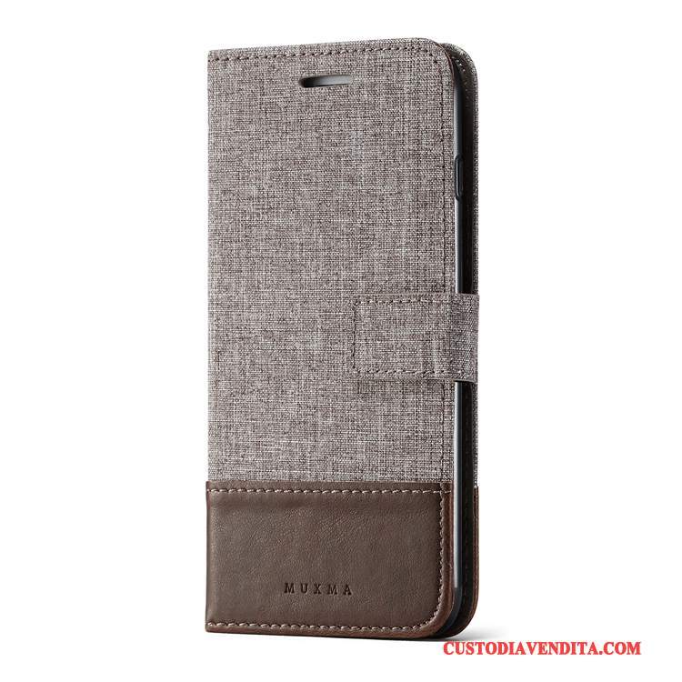 Custodia Sony Xperia L1 Pelle Supporto Carta, Cover Sony Xperia L1 Protezione Anti-caduta Denim