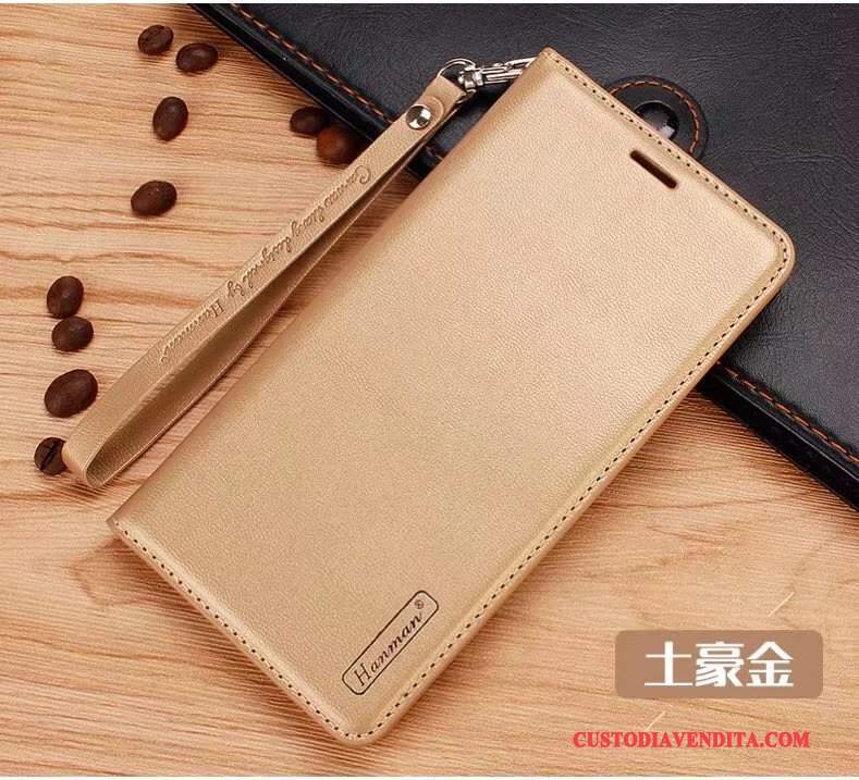 Custodia Sony Xperia L2 Pelle Oro Tutto Incluso, Cover Sony Xperia L2 Folio Telefono Morbido