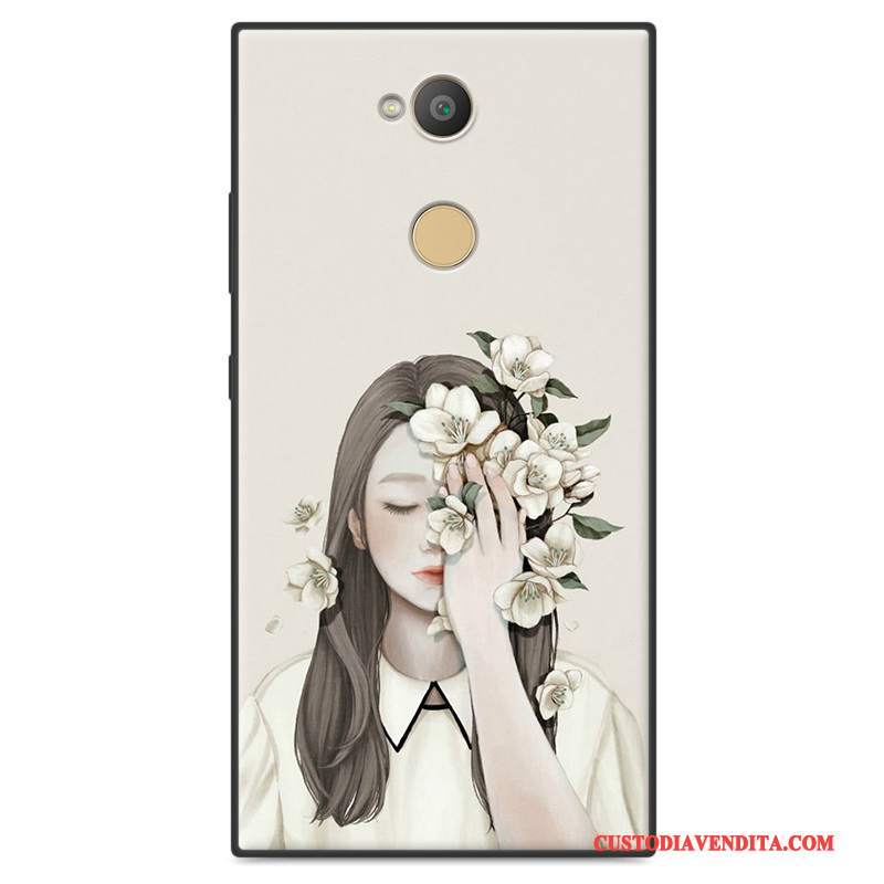 Custodia Sony Xperia L2 Silicone Anti-caduta Arte, Cover Sony Xperia L2 Protezione Morbidotelefono