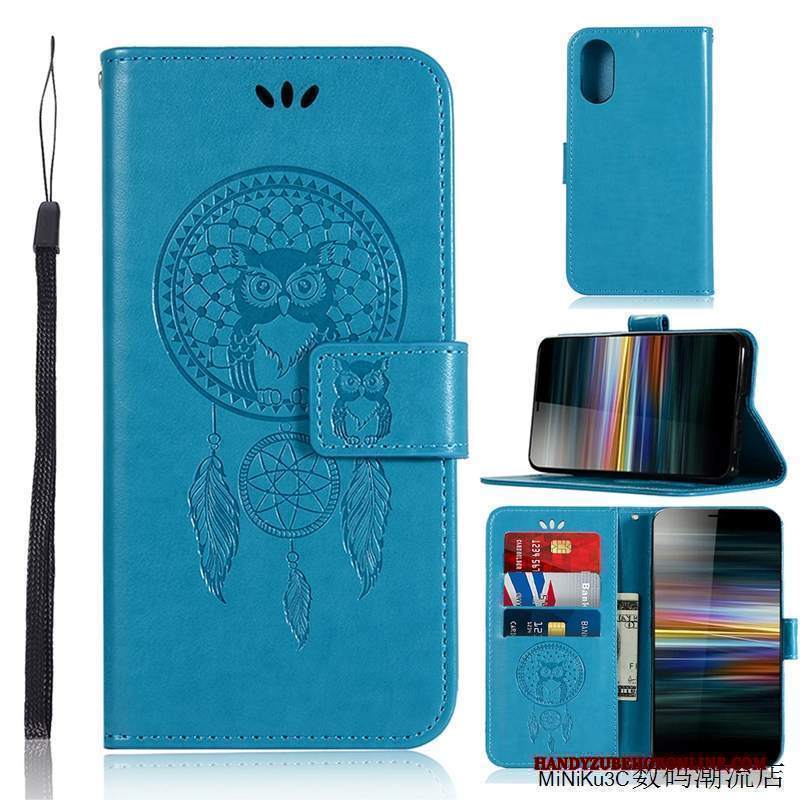 Custodia Sony Xperia L3 Folio Anti-caduta Bello, Cover Sony Xperia L3 Portafoglio Ventotelefono