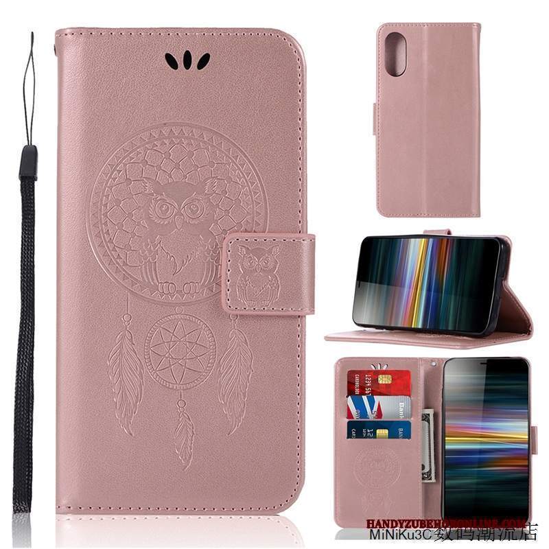 Custodia Sony Xperia L3 Folio Anti-caduta Bello, Cover Sony Xperia L3 Portafoglio Ventotelefono